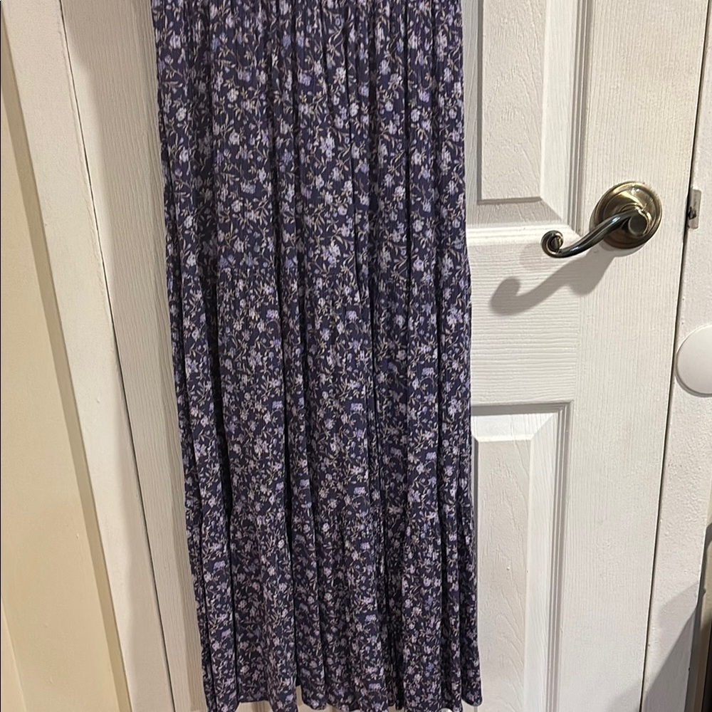 Francesca Floral Purple Maxi Dress - Picture 6 of 7